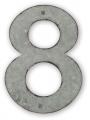 Sunset Vista Design Metal 4-Inch Magnetic House Number, Number 8