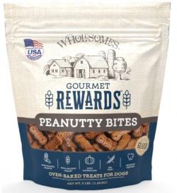 Wholesomes Gourmet Rewards Peanutty Bites Dog Treats 3 lb bag