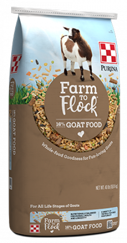 Purina Farm to Flock Goat Feed 40 lb bag