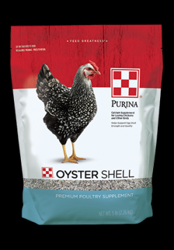 Purina Oyster Shell Poultry Supplement 5 lb bag