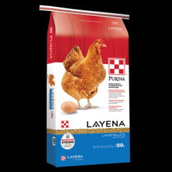 Purina Layena Pellets Chicken Feed 50 lb Bag