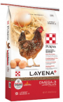 Purina Layena Plus Omega 3 Chicken Feed 40 lb bag