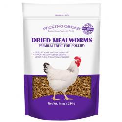 Pecking Order Dried Mealworm Poultry Treat 10 oz