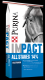 Purina Impact All Stages 14 Sweet Textured Horse Feed 50 lb