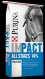 Purina Impact All Stages 14 Pellet Horse Feed 50 lb