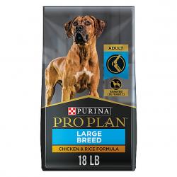 Purina Pro Plan Chicken & Rice Large Breed Dog Food 18 lb