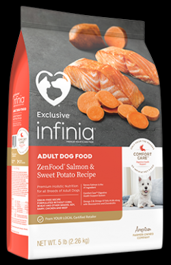 Infinia salmon dog food sale