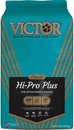 Victor Hi Pro Plus Active Dogs & Puppy Dog Food 40 lb