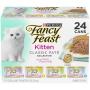 Fancy Feast Kitten Pate Variety 24 pack 3 oz Can Kitten Food