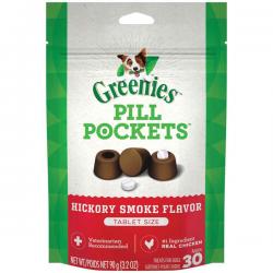 Greenies Pill Pocket Canine Hickory Flavor 30 Count Dog Treat