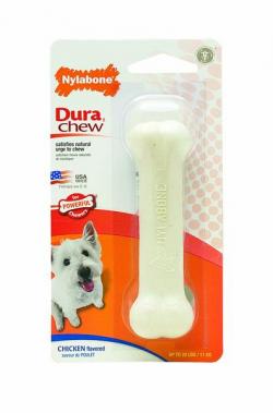 Nylabone Regular Durable Chicken Flavor Chew Bone