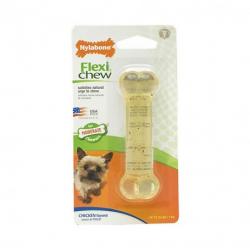 Nylabone Flexi Chew Petite Durable Chicken Flavor Chew Bone