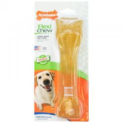 Nylabone Flexi Chew Souper Durable Chicken Flavor Chew Bone