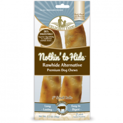 Fieldcrest Farms Nothin' To Hide Rawhide Alt. Small Roll Beef 5" Dog Chew