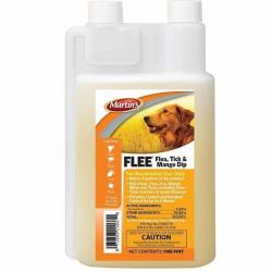 Martins Flea Tick & Mange Dog Dip 16 oz