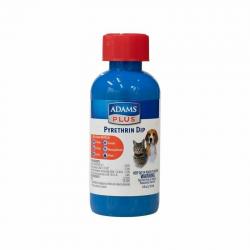 Adams Plus Flea & Tick Pyrethrin Dog & Cat Dip 4 oz