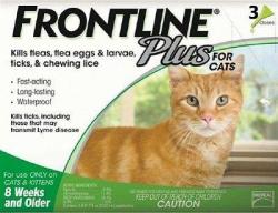 Frontline Plus Flea and Tick Cat and Kitten 3 doses