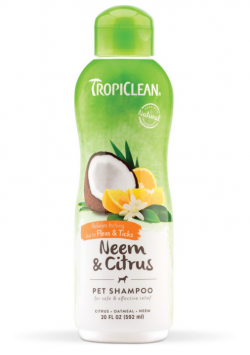 Tropiclean Neem & Citrus Itch Relieving Shampoo 20 oz