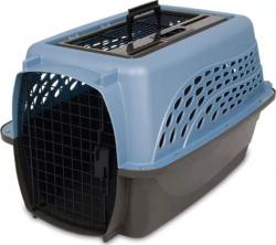 Petmate 2 door 24 inch Top Load Small Blue Pet Porter