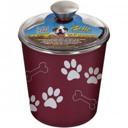 Loving Pets Treat Canister Merlot