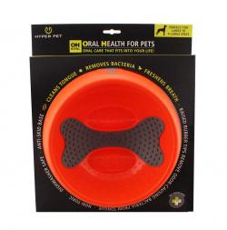 Hyper Pet Oral Health Large Orange Dog OH Bowl
