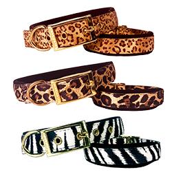Valhoma Wild Print Zebra 1" Nylon Dog Collar 20"