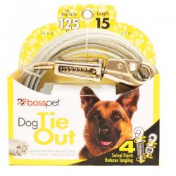 Boss Pet X Large Dog Cable Tie Out 15 Ft