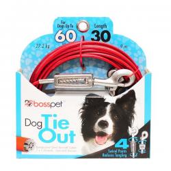 Boss Pet Large Dog Cable Tie Out 30 Ft