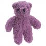 Zanies Purple Berber Bear Dog Toy