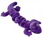 Zanies Purple Bungee Gecko Dog Toy