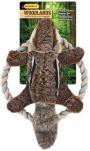 Ruffin It Woodlands Plush Chipmunk Rope Ring Tosser Large Dog Toy