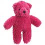 Zanies Cranberry Berber Bear Dog Toy