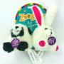 Zoobilee Panda and Rabbit Small Plush Dog Toys