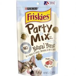 Friskies Party Mix Naturals Real Tuna Cat Treat 2.1 oz