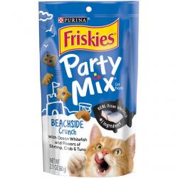 Friskies Party Mix Crunch Beachside Cat Treat 2.1 oz