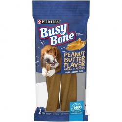 Purina Busy Bone Peanut Butter Dog Treat 2 pk