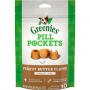 Greenies Pill Pocket Canine Peanut Butter Dog Treats 3.2 oz