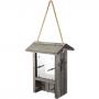 Rustic Farmhouse Galvanized Roof Finch Birdhouse