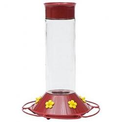 Perky Pet Glass Hummingbird Feeder Red 30 oz