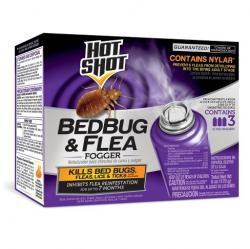 Hot Shot Bedbug & Flea 2 oz Fogger 3 pack