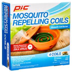 PIC Terra Cotta Mosquito Coil Burner Combo