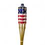 Seasonal Trends Stars & Stripes Bamboo Torch 5 ft