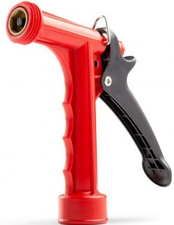 Gilmour Poly Pistol Grip Hose Nozzle Red