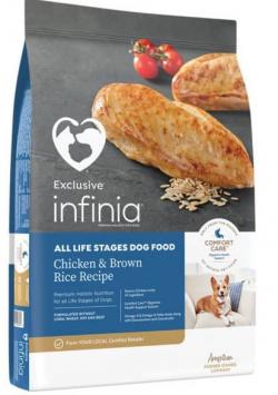 Infinia Chicken & Brown Rice Recipe Dog Food 5 lb