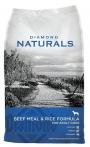 Diamond Naturals Beef Meal & Rice Adult Dog Food 40 lb