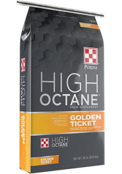 Purina High Octane Golden Ticket Supplement 40 lb bag