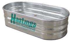 Hastings Galvanized 4 ft Oblong Sheep Stock Tank 44 Gallon 2x1x4 ft