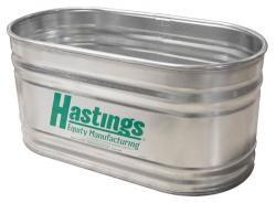 Hastings Galvanized 8 ft Oblong Stock Tank 220 Gallon 2x2x8 ft