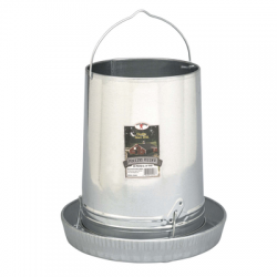 Miller Little Giant Galvanized Hanging Poultry Feeder 30 lb