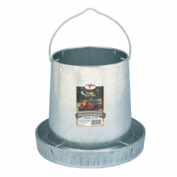 Miller Little Giant Galvanized Hanging Poultry Feeder 12 lb